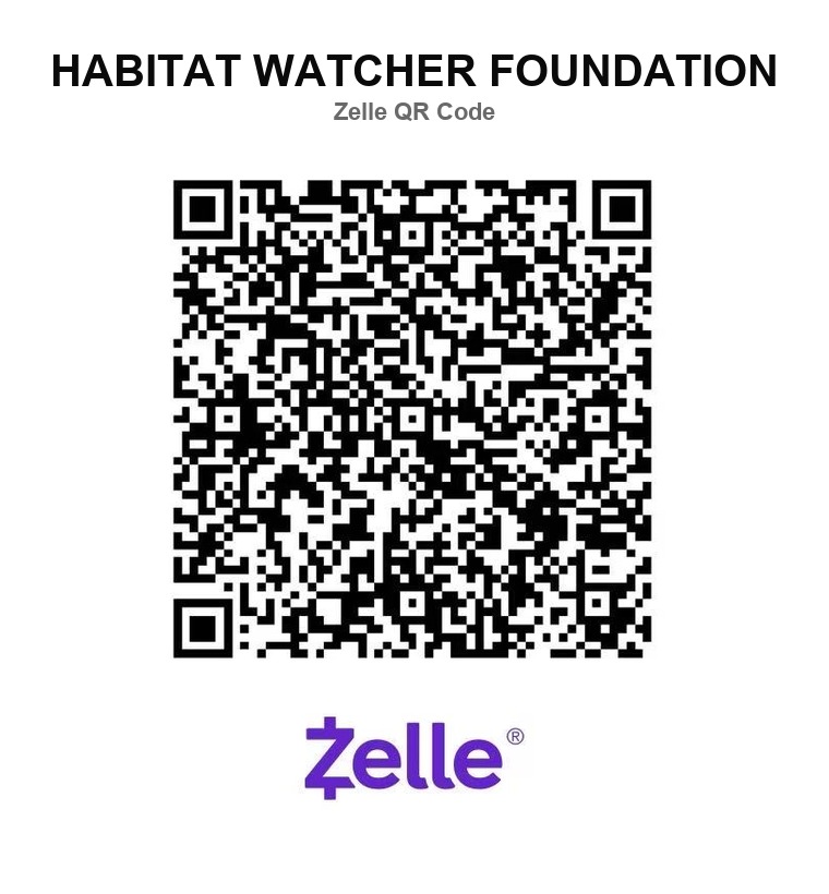 Zelle QR Code for Habitat Watcher Foundation